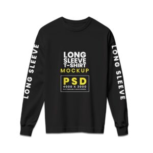 Long Sleeve Tshirt Mockup 3 - Free Premium Mockup