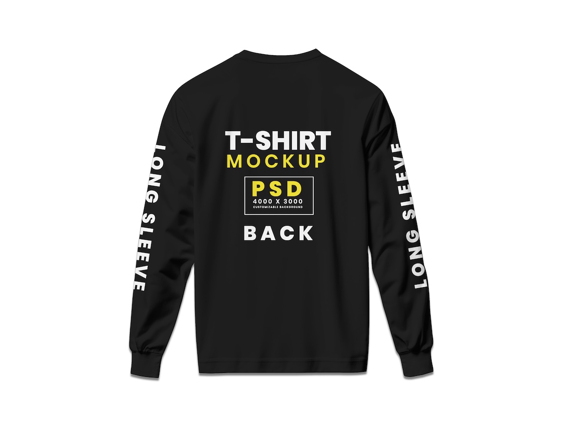 Long Sleeve Tshirt Mockup 3 - Free Premium Mockup - Image 3