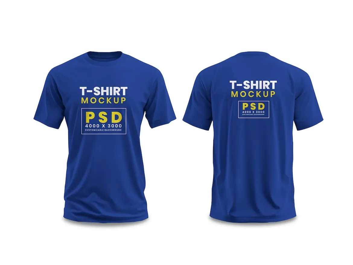 Isolated Tshirt Photoshop Mockup Template Vol 18- Free Premium Mockup - Image 2