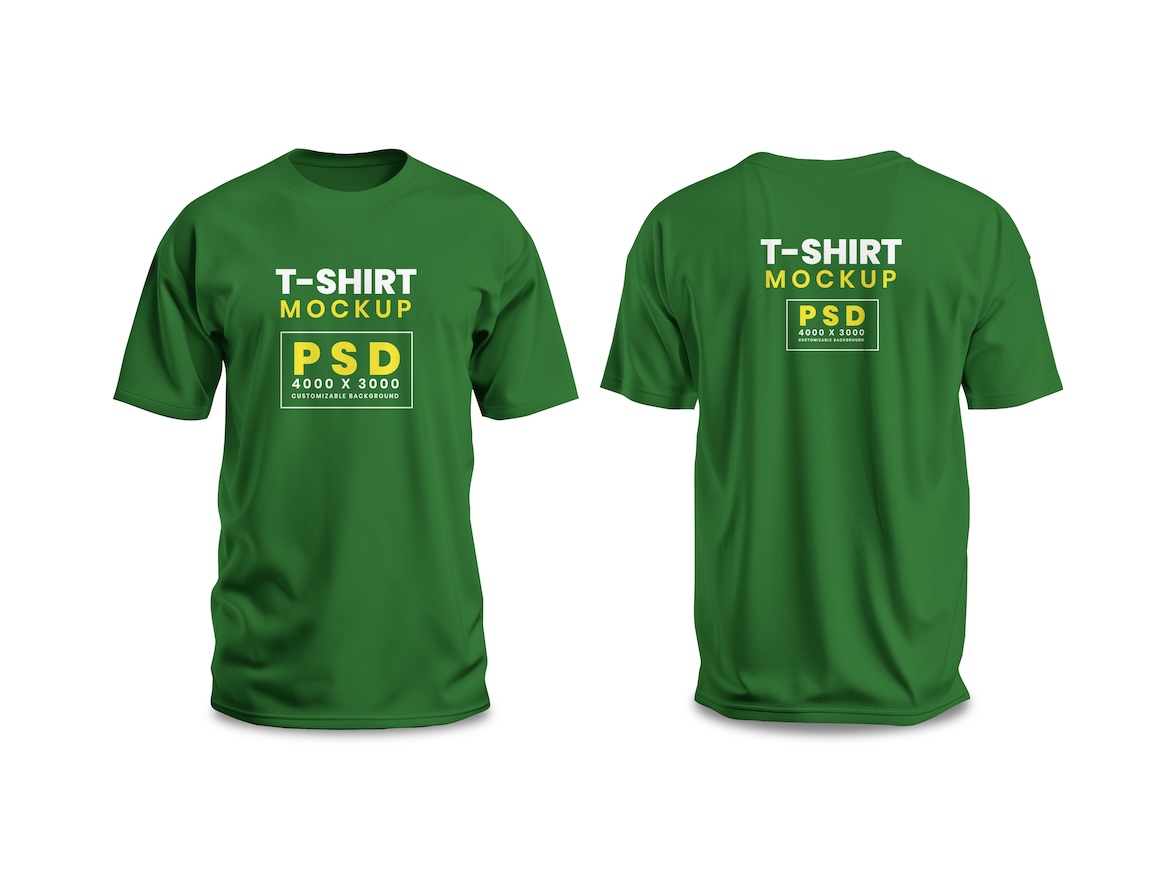 Isolated Tshirt Photoshop Mockup Template Vol 19 - Free Premium Mockup - Image 3