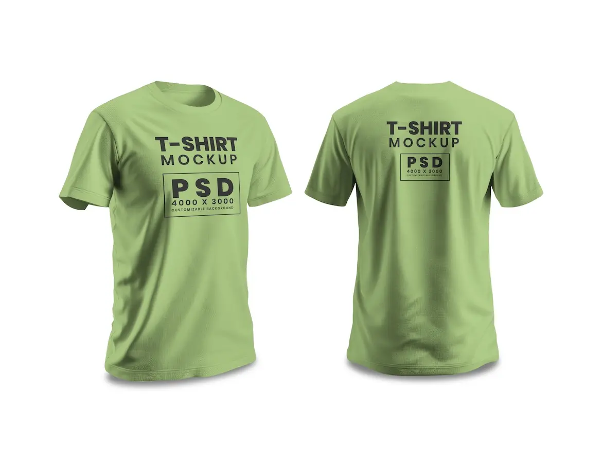 Isolated Tshirt Photoshop Mockup Template Vol 21 - Free Premium Mockup - Image 2